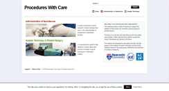 Desktop Screenshot of procedureswithcare.org.uk