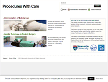 Tablet Screenshot of procedureswithcare.org.uk